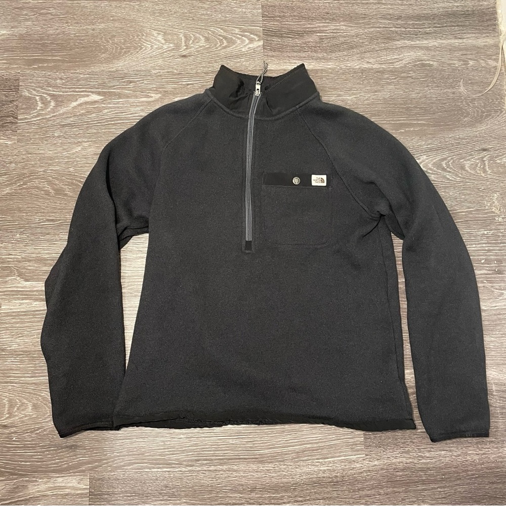 North Face Fleece Quarter Zip Sweater